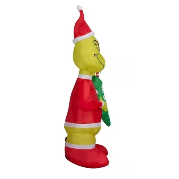 5.5 FT How The Grinch Stole Christmas LED Airblown Inflatable Gemmy Yard Decor - Picture 4 of 6